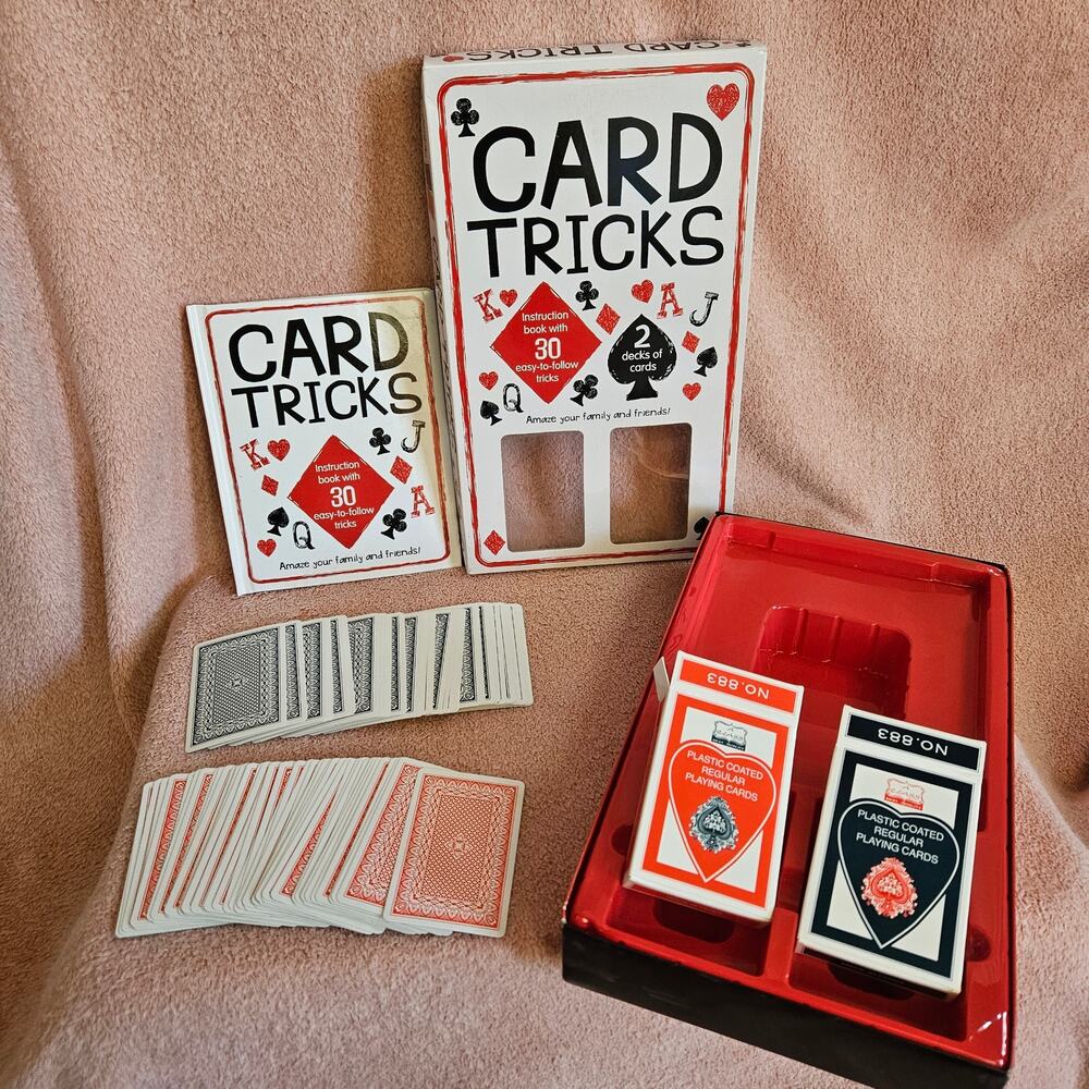 Sterling Innovation Card Tricks Kit w/ 30 Easy-to-Follow Tricks Book